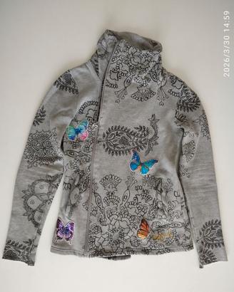 Felpa DESIGUAL con zip laterale