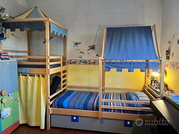 Cameretta Vibel Milano, doppio letto