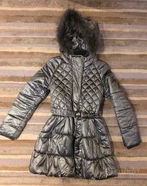 giacca bambina grigio lucido Monnalisa