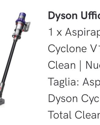 Aspirapolvere Dyson Cyclone V10 nuovo