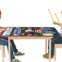 Gioco Tappeto Musicale 2in1 Batteria Tastiera