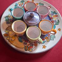 Set 6 Tazzine + Zuccheriera + Piatto Daedalus