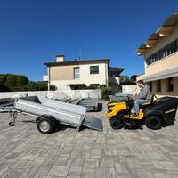 Per Rasaerba Trattorino rimorchio con rampa