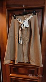 Gonna donna svasata beige