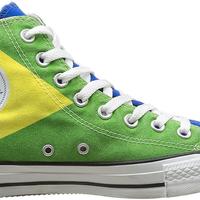 Converse All Star Alte bandiera Brasile