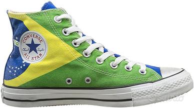 Converse All Star Alte bandiera Brasile