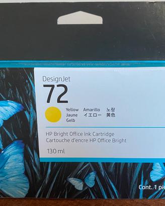 Cartuccia stampante HP Designjet 72 colore giallo