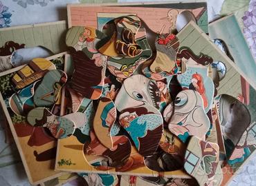 Puzzle fiabe vintage anni '50