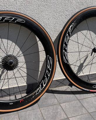 Coppia ruote ZIPP 404 con tubolari NUOVI