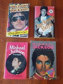 Blocco 4 libri tascabili Michael Jackson stranieri