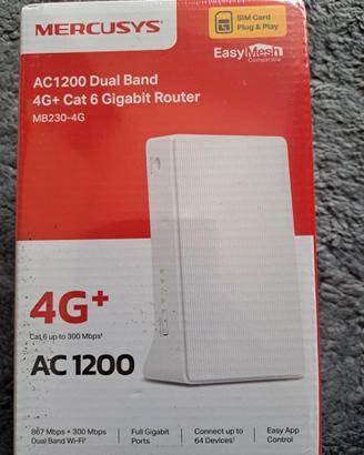 Mercusys TP-Link MB230-4G+ Router 4G+ Cat6 LTE