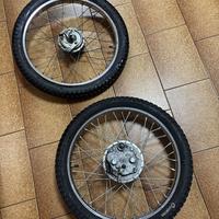 piaggio ciao ruote a raggi originali