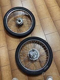 piaggio ciao ruote a raggi originali