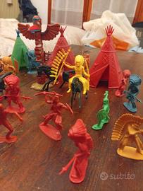 Soldatini vari,  cowboy e indiani