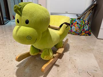 Dinosauro a dondolo per bambini