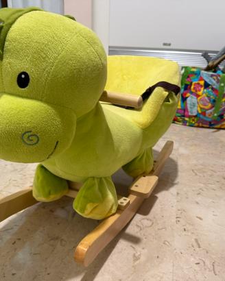 Dinosauro a dondolo per bambini
