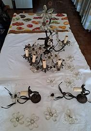Prezioso lampadario da riparare (modernariato)