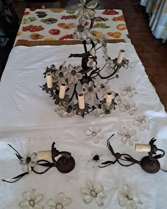 Prezioso lampadario da riparare (modernariato)