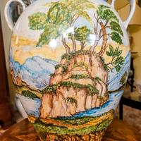 vaso portaombrelli 53 cm in ceramica di Caltagiron