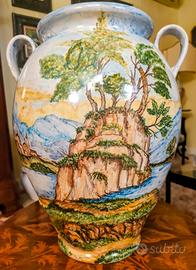 vaso portaombrelli 53 cm in ceramica di Caltagiron