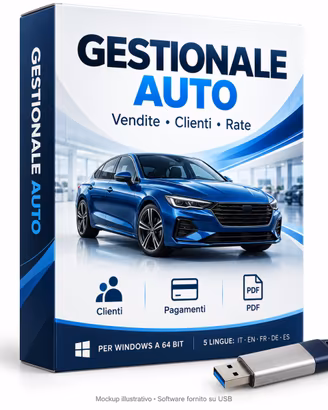 Gestionale autosalone Windows - clienti e rate