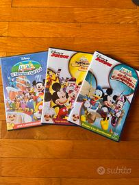 Lotto 3 DVD La Casa di Topolino - Disney Jr