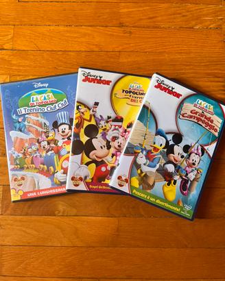 Lotto 3 DVD La Casa di Topolino - Disney Jr