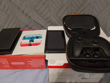 Nintendo switch + controller fusion pro +4 giochi