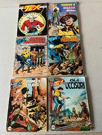 Stock 6 fumetti TEX anni 80/90