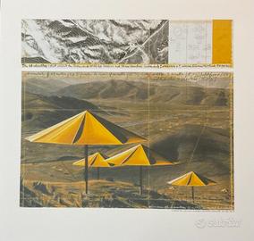 Christo "The umbrellas" Litografia limited edition