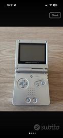 Gameboy advance sp silver (ags001) con cavo