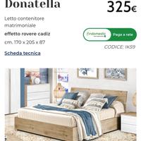 letto contenitore mondo convenienza 