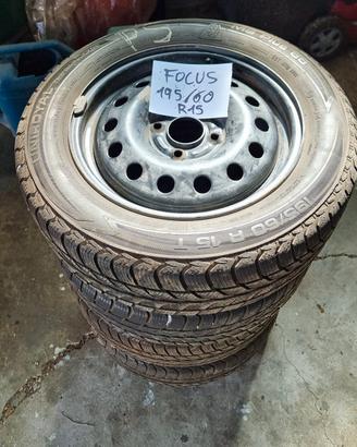 treno gomme Ford focus 195/60 r15