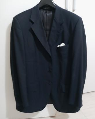 Giacca blu Facis 100% fresco di lana. T. 52