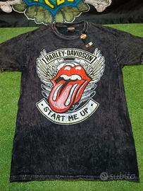 t-shirt Harley Davidson Rolling Stones 