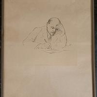 LITOGRAFIA QUADRO LENIN 1944 MATORIN MIKALL VLADIM