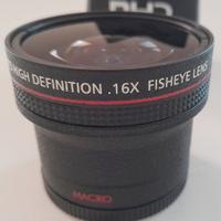 Lente FISHEYE 58 mm Optics PHD