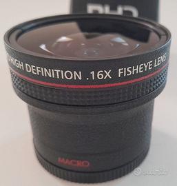 Lente FISHEYE 58 mm Optics PHD