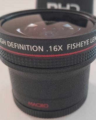 Lente FISHEYE 58 mm Optics PHD