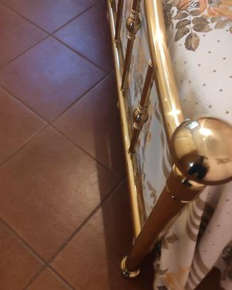 letto in ottone