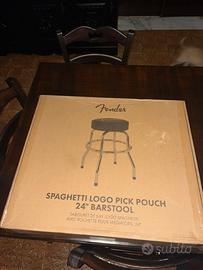 Sgabello Fender Spaghetti Logo 24” NUOVO SIGILLATO