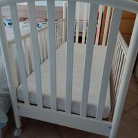 lettino pali con materasso 