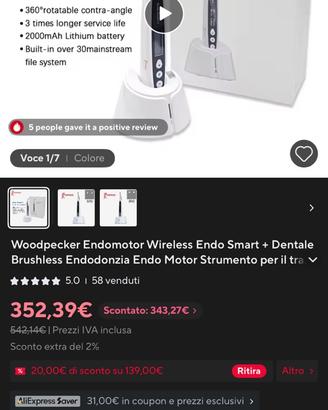 Endosmart plus woodpecker