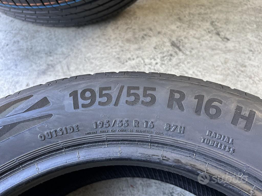 2 Gomme 195/55 R16 87V Barum estive 80% residui – CAPPELLARO PNEUS