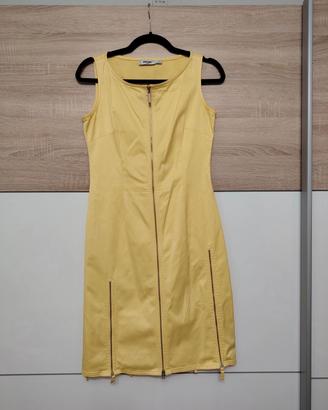Mini Vestito giallo marchio moschino 