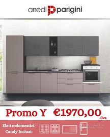 Cucina moderna - Colori a scelta-Elettrodomestici