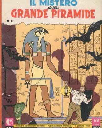 Il mistero della grande piramide, fumetto