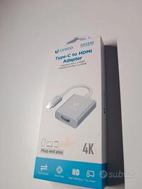 Adattatore USB Type-C a HDMI 4K Unico – Plug & Pla