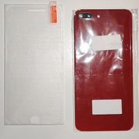 Vetro Posteriore iPhone 8 Plus Rosso + Pellicola