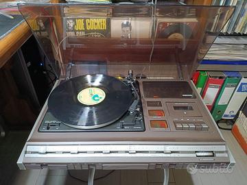 EUROPHON Giradischi+Radio+Cassette